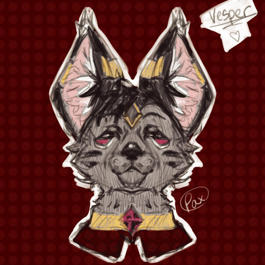Head Sketch w Color